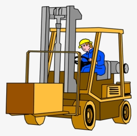 Forklift, Forklift Truck, Warehouse, Storage, Transport - Forklift Clip Art, HD Png Download, Transparent PNG