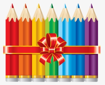 Cartoon Colour Pencil Png - Congratulations For First Day At School, Transparent Png, Transparent PNG