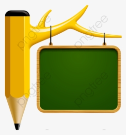 Transparent Vector Pencil And - Quadro Negro Vetor Png, Png Download, Transparent PNG