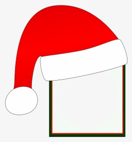 Square Santa Clipart - Santa Claus Hat Border, HD Png Download, Transparent PNG