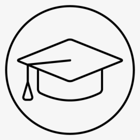 Graduate Drawing Easy - Graduation Cap Drawing Square, HD Png Download, Transparent PNG
