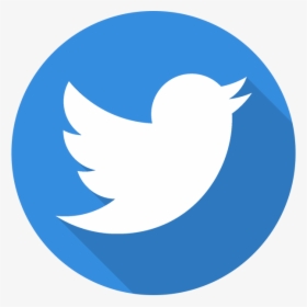 Twitter Logo Circle Shadow, HD Png Download, Transparent PNG