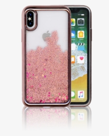 Iphone X/10/xs Mm Electroplated Water Glitter Case - Iphone Xs Water Case, HD Png Download, Transparent PNG