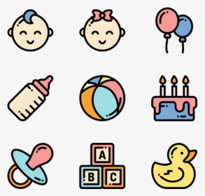 Baby Shower Baby Icon Png, Transparent Png, Transparent PNG
