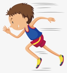 Jump Clipart Athletic Person - Running Clipart, HD Png Download, Transparent PNG