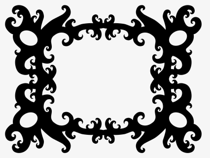 This Free Icons Png Design Of Swirly Frame , Png Download - Portable Network Graphics, Transparent Png, Transparent PNG