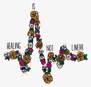 Transparent Blg dark Blg **source - Healing Is Not Linear Quote, HD Png Download, Transparent PNG