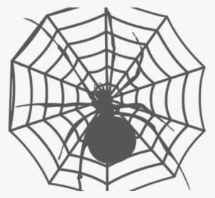 Drawn Spider Web Transparent - Spider Web Icon, HD Png Download, Transparent PNG
