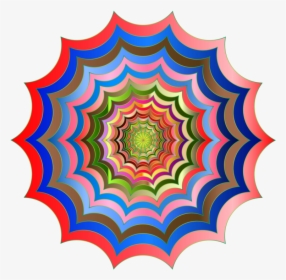 Leaf,symmetry,area - Spider Web Hypnotic, HD Png Download, Transparent PNG