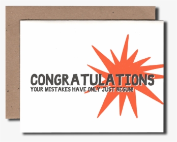 Congrats Mistakes - Graphic Design, HD Png Download, Transparent PNG