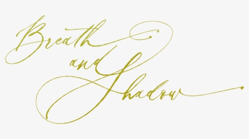 Breath Shadow - Calligraphy, HD Png Download, Transparent PNG