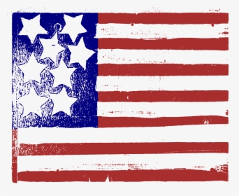 Contorted Us Flag - Flag Of The United States, HD Png Download, Transparent PNG