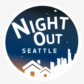 Night Out Logo - Seattle Police Night Out 2018, HD Png Download, Transparent PNG
