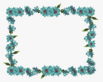 Picture Frames With Simple Borders , Png Download - Blue Green Border Transparent Free Download Hd, Png Download, Transparent PNG