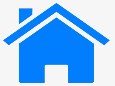 Clipart Home Home Address - Small Blue House Logo, HD Png Download, Transparent PNG