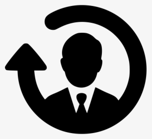 Man Reload Refresh Start - Icon Black And White Productivity, HD Png Download, Transparent PNG