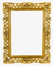 Ornate Picture Frame Png - Transparent Gold Picture Frames, Png Download, Transparent PNG