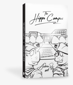 The Hippo Campus Book Cover 3d Render Smaller - Cartoon, HD Png Download, Transparent PNG