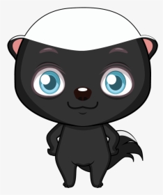 Transparent Honey Badger Clipart - Honey Badger Cartoon Cute, HD Png Download, Transparent PNG