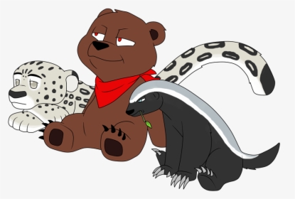 Grizzly Clipart Badger - Cartoon, HD Png Download, Transparent PNG
