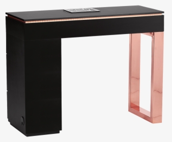 Rose Gold Table - Gold Manicure Table, HD Png Download, Transparent PNG
