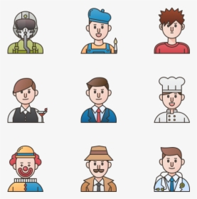 Male Occupations - Cartoon, HD Png Download, Transparent PNG