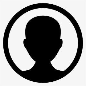 Male Shadow Circle - Default Profile Image Round, HD Png Download, Transparent PNG