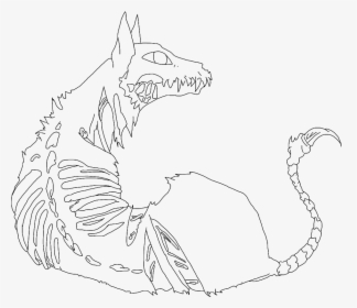 #hellhound #oc #lineart #supernatural Teen Wolf, Line - Hell Hound Drawing Base, HD Png Download, Transparent PNG