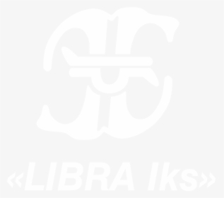 Libra Iks Logo Black And White - Johns Hopkins Logo White, HD Png Download, Transparent PNG