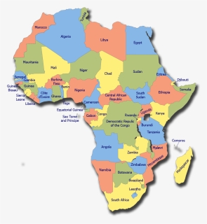 Africa Map Equatorial Guinea - Full Hd Africa Map, HD Png Download, Transparent PNG