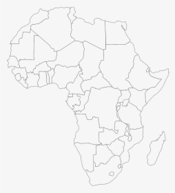 Printable Africa Political Map, HD Png Download, Transparent PNG