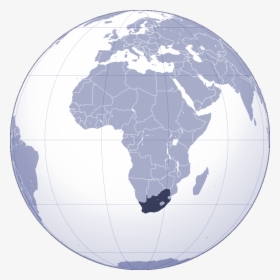 Where Is South Africa Located Large Map - World Map, HD Png Download, Transparent PNG
