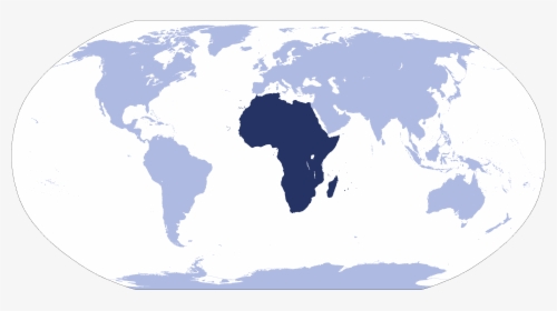 Where Is Africa Located Large Map - Western And Eastern Worlds, HD Png Download, Transparent PNG