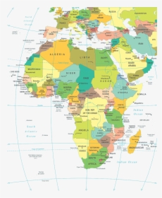 Map Of Africa Png Image - Africa A Continent Of Contrasts, Transparent Png, Transparent PNG