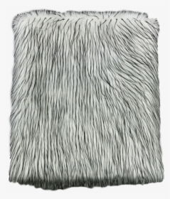 Spikey White Faux Fur Throw - Sketch, HD Png Download, Transparent PNG