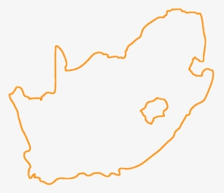 South Africa Map Icon - South Africa Border Map, HD Png Download, Transparent PNG