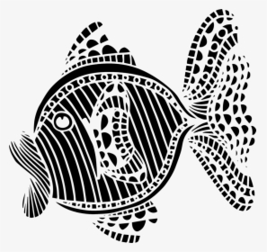 Turtle,monochrome Photography,fish - Fish Silhouette Images Clipart, HD Png Download, Transparent PNG