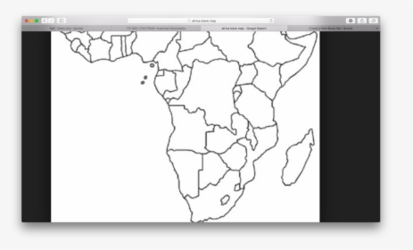Africa Map Blank, HD Png Download, Transparent PNG