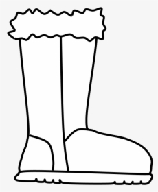 Boots, Fur, Snow, Rain, Black And White - Work Boots, HD Png Download, Transparent PNG