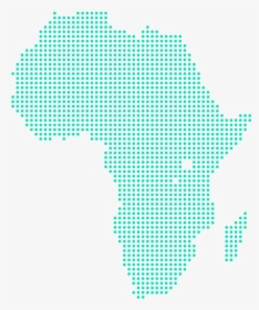 World Map Dot Square - Africa Dot Map Png, Transparent Png, Transparent PNG
