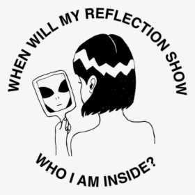 Girl, Mirror And Wtf - Society For Industrial And Organizational, HD Png Download, Transparent PNG