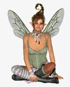 Fairy, Pixie, Elf, Fantasy, Magic, Magical, Imagination - Pixie Elf Pixie Fairy, HD Png Download, Transparent PNG