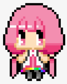 Simple Anime Pixel Art Clipart , Png Download - Simple Pixel Art Girl, Transparent Png, Transparent PNG