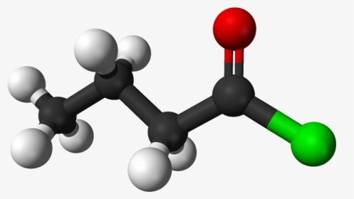 Butyryl Chloride 3d Balls - Meme On Organic Chemistry, HD Png Download, Transparent PNG
