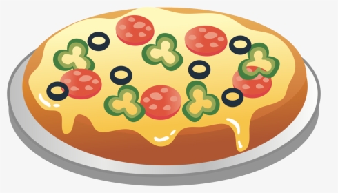 Pizza Margherita Fast Salami - Pizza Clipart, HD Png Download, Transparent PNG