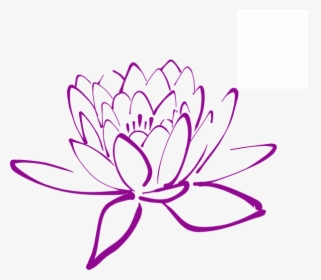 Flower Svg Clip Arts - Transparent Lotus Flower Clipart, HD Png Download, Transparent PNG