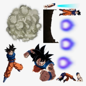 Ultra Instinct Goku Sprite Gif, HD Png Download , Transparent Png Image -  PNGitem