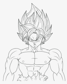 Dragon Ball Z Ultra Instinct Coloring Pages With Black - Ultra Instinct Goku Coloring Pages, HD Png Download, Transparent PNG