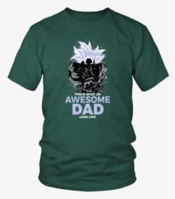 Dragon Ball Super Goku Cool Dad Master Ultra Instinct - Larry Bernandez T Shirt, HD Png Download, Transparent PNG