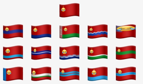 Soviet Union Republics Flags, HD Png Download, Transparent PNG